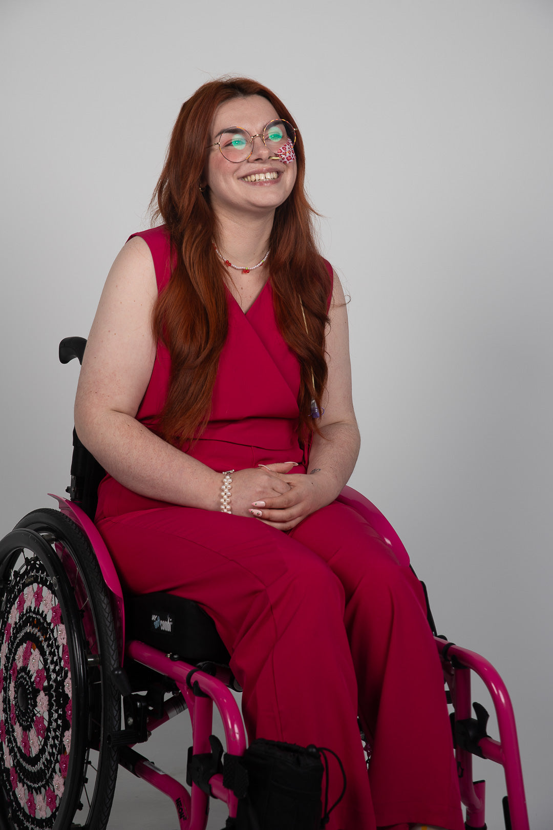 Wrap-Over Jumpsuit with Side Openings