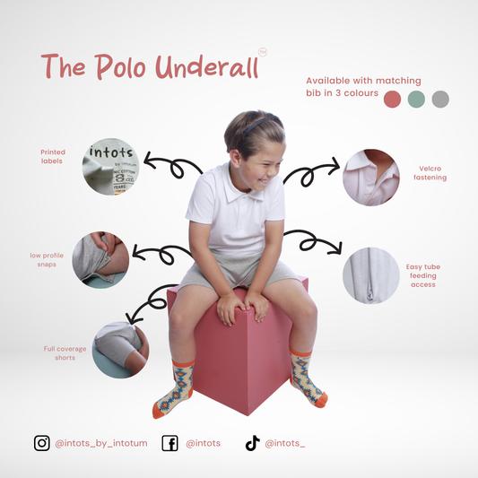 Tube fed, disability, tube feeding, adaptive clothing, Stoma, wheelchair, GTube, Tubie, bibs, dribble bibs, neckerchief bibs, tube alimenté, handicapé, alimentation par sonde, vêtements adaptables, stomate, fauteuil roulant, Schlauchgespeist, Behinderung, Sondenernährung, Anpassungsfähige Kleidung, Stoma, Rollstuhl, Buisvoeding, handicap, sondevoeding, adaptieve kleding, Stoma, rolstoel, Sondeernæring, handicap, Sondeernæring, adaptivt tøj, Stomi, kørestol, karmienie przez rurkę, niepełnosprawność, karmieni