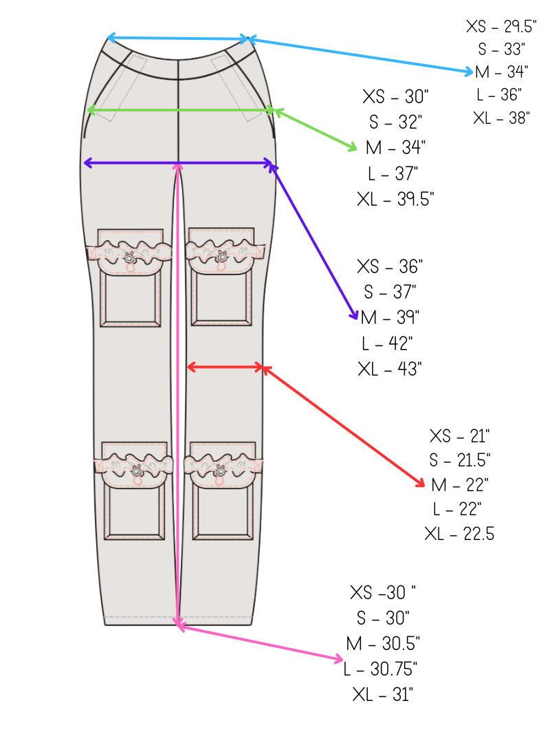 Side Opening Seated Cargo Trouser with Ankle Zip