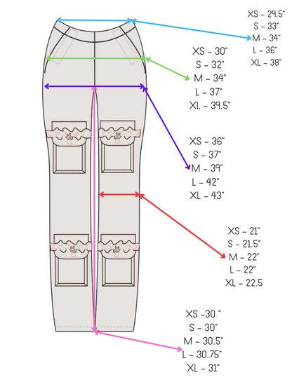 Side Opening Seated Cargo Trouser with Ankle Zip