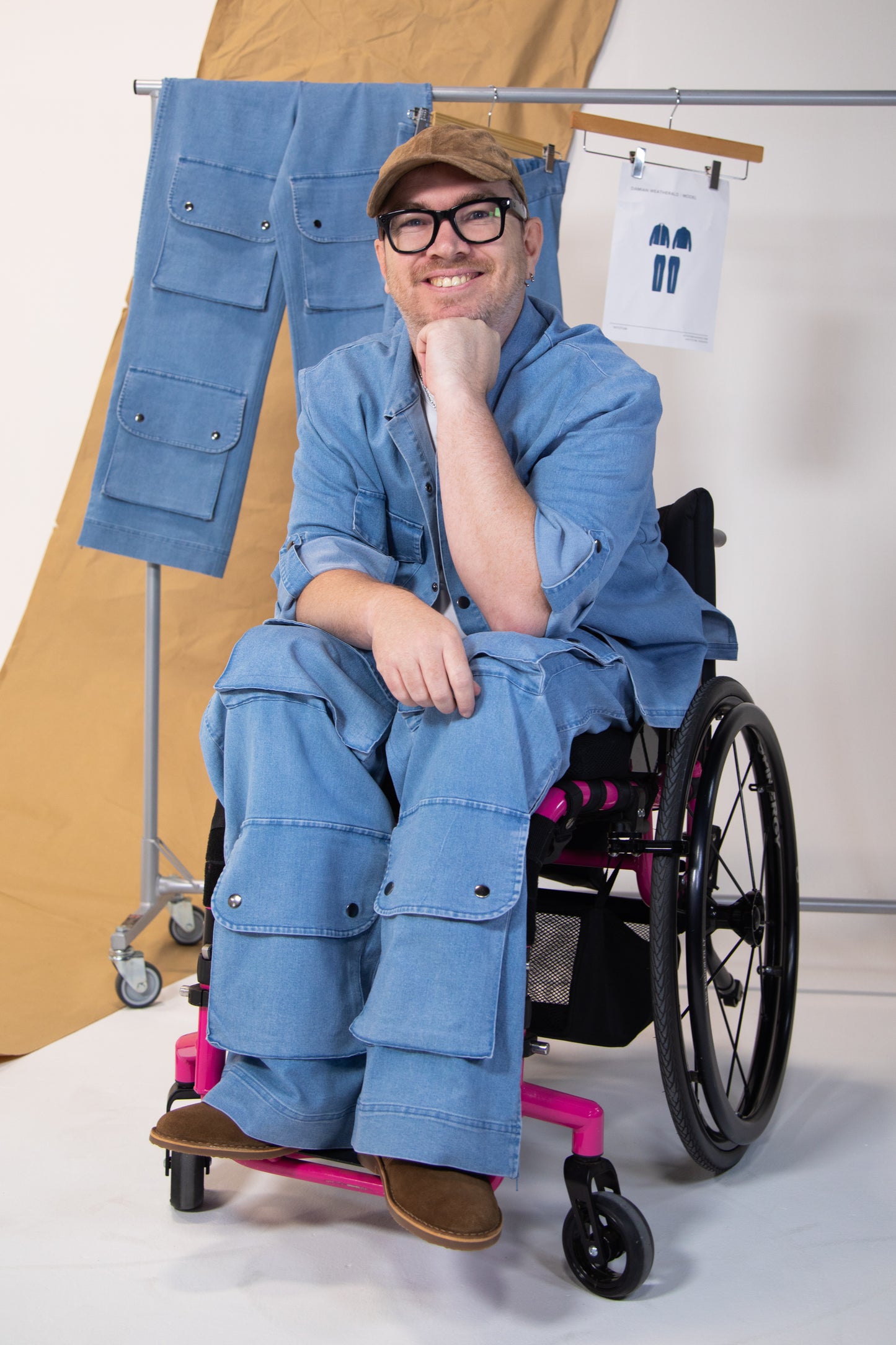 Denim Shacket with Adjustable Sleeves