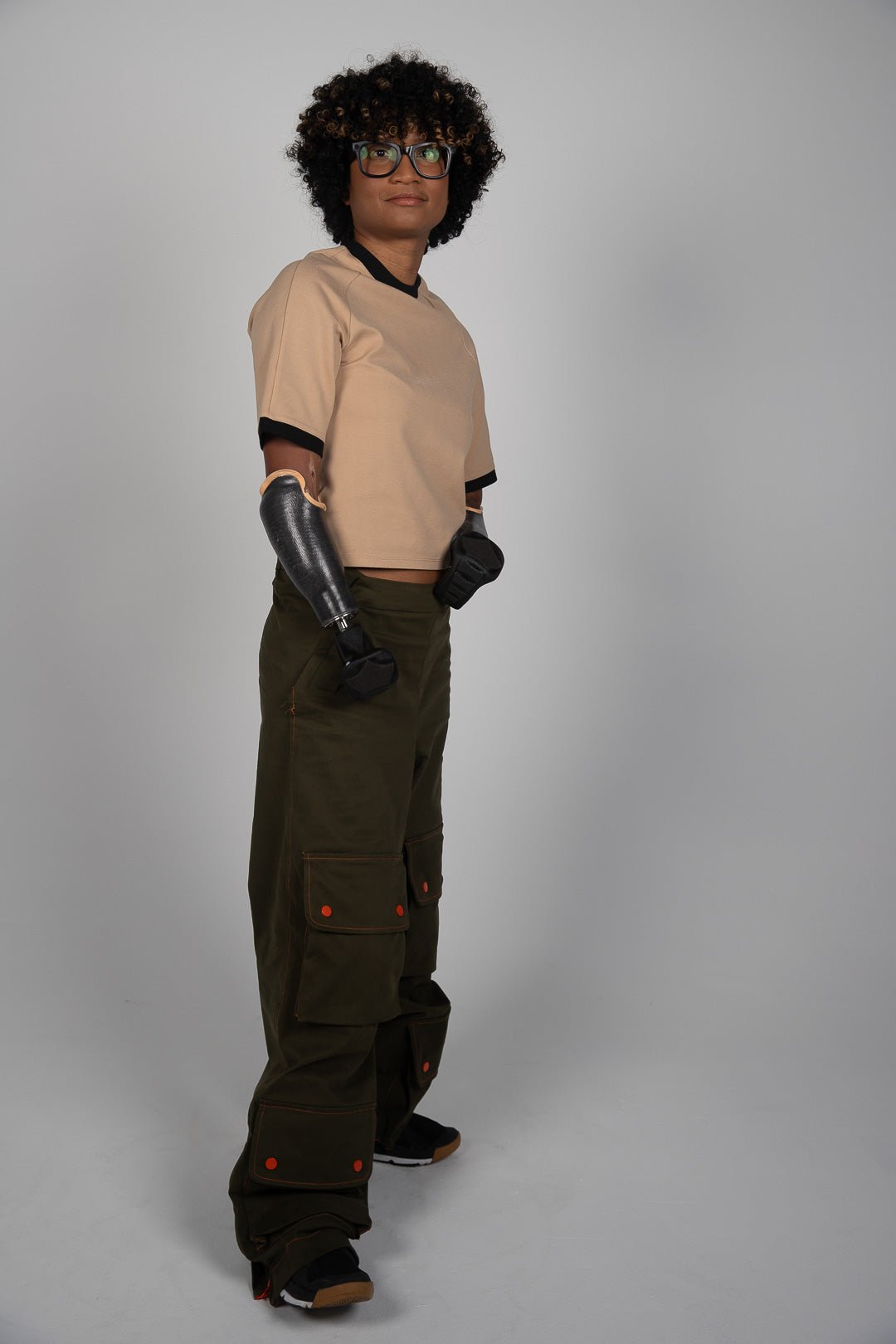 Standard Cut Side Opening Cargo Trouser