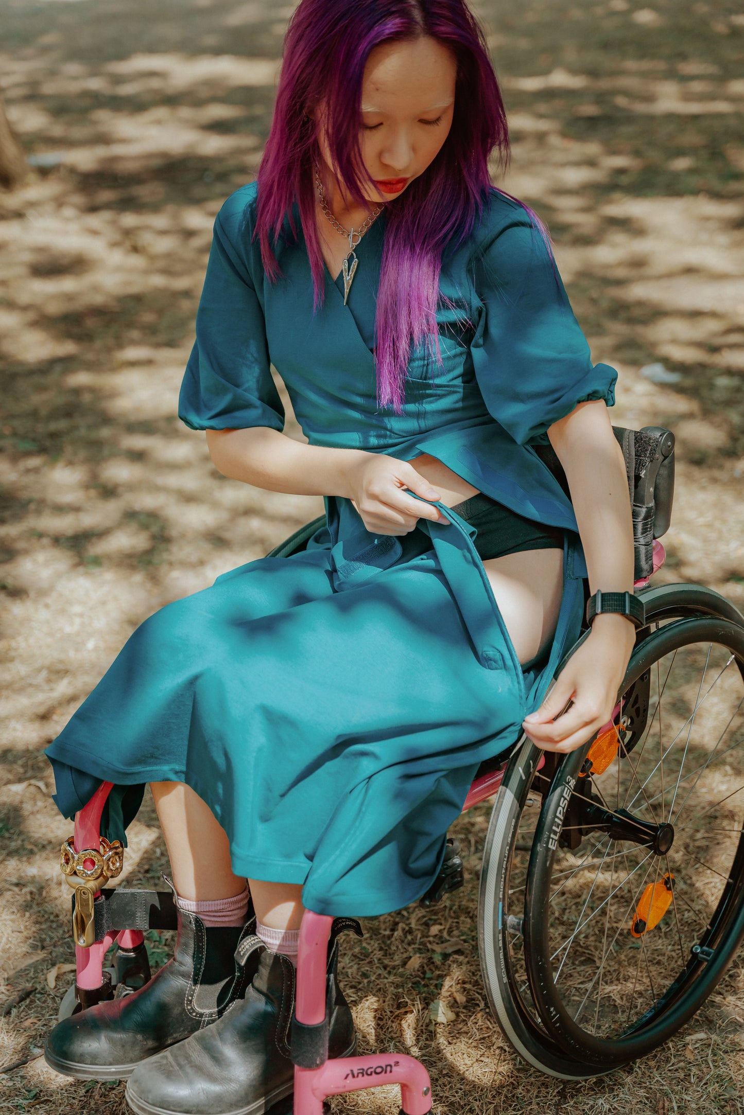 *Coming Friday* Wrap dress with access