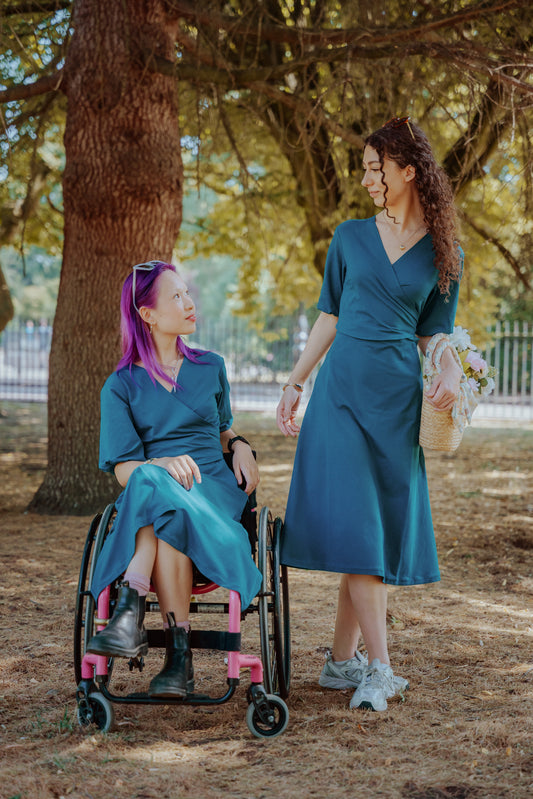 *Coming Friday* Wrap dress with access