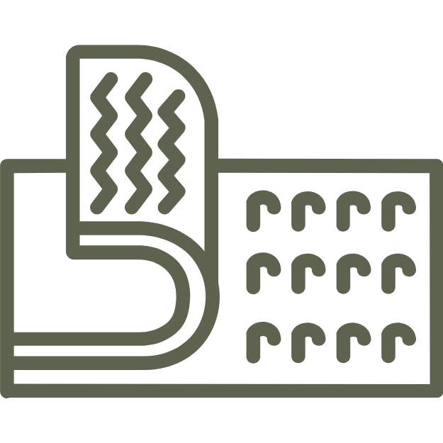 outline of velcro hook and loop tape